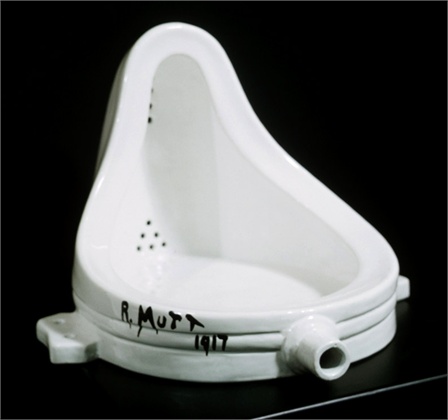 1951 or later --- Replica of Fountain by Marcel Duchamp --- Image by © Burstein Collection/CORBIS