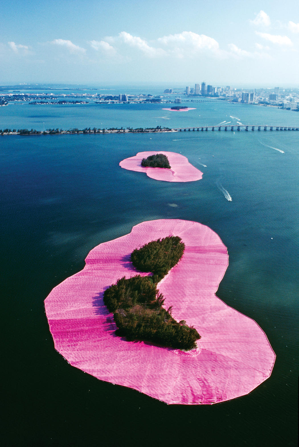 Christo and Jeanne-Claude: Surrounded Islands, Biscayne Bay, Greater Miami, Florida, 1980-83